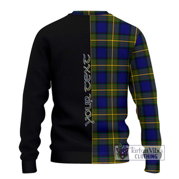 Moore Tartan Knitted Sweater with Family Crest and Half Of Me Style