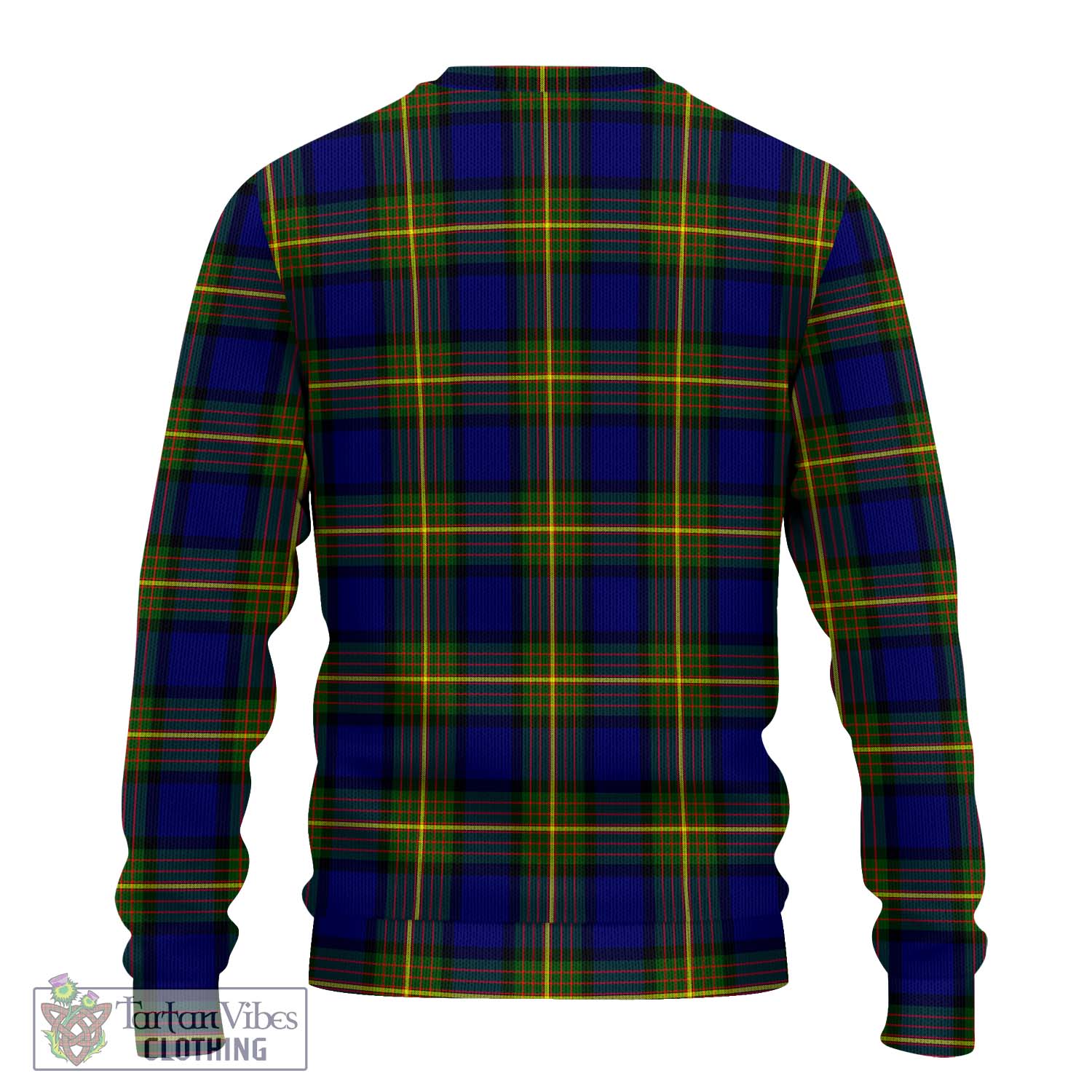 Tartan Vibes Clothing Moore Tartan Knitted Sweater with Family Crest DNA In Me Style