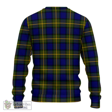 Moore Tartan Knitted Sweater with Family Crest DNA In Me Style