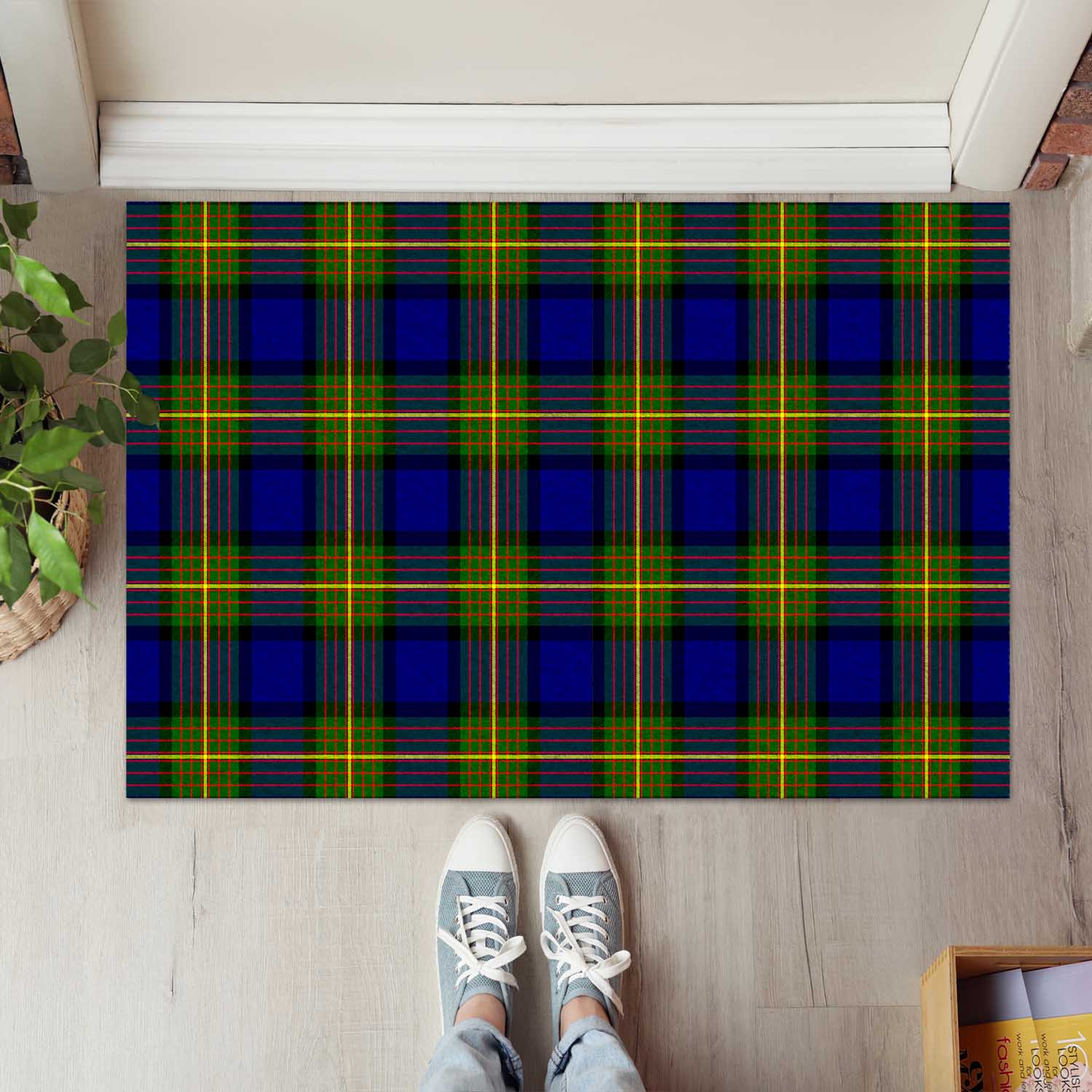 Moore Tartan Door Mat - Tartanvibesclothing