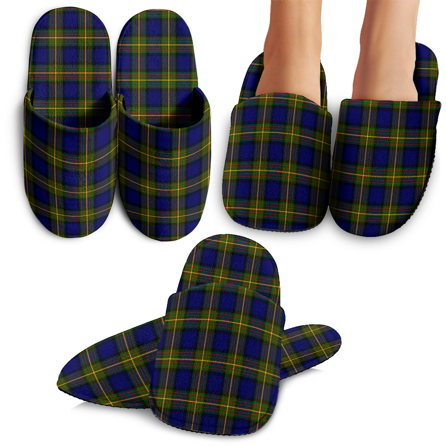 Moore Tartan Home Slippers - Tartanvibesclothing Shop