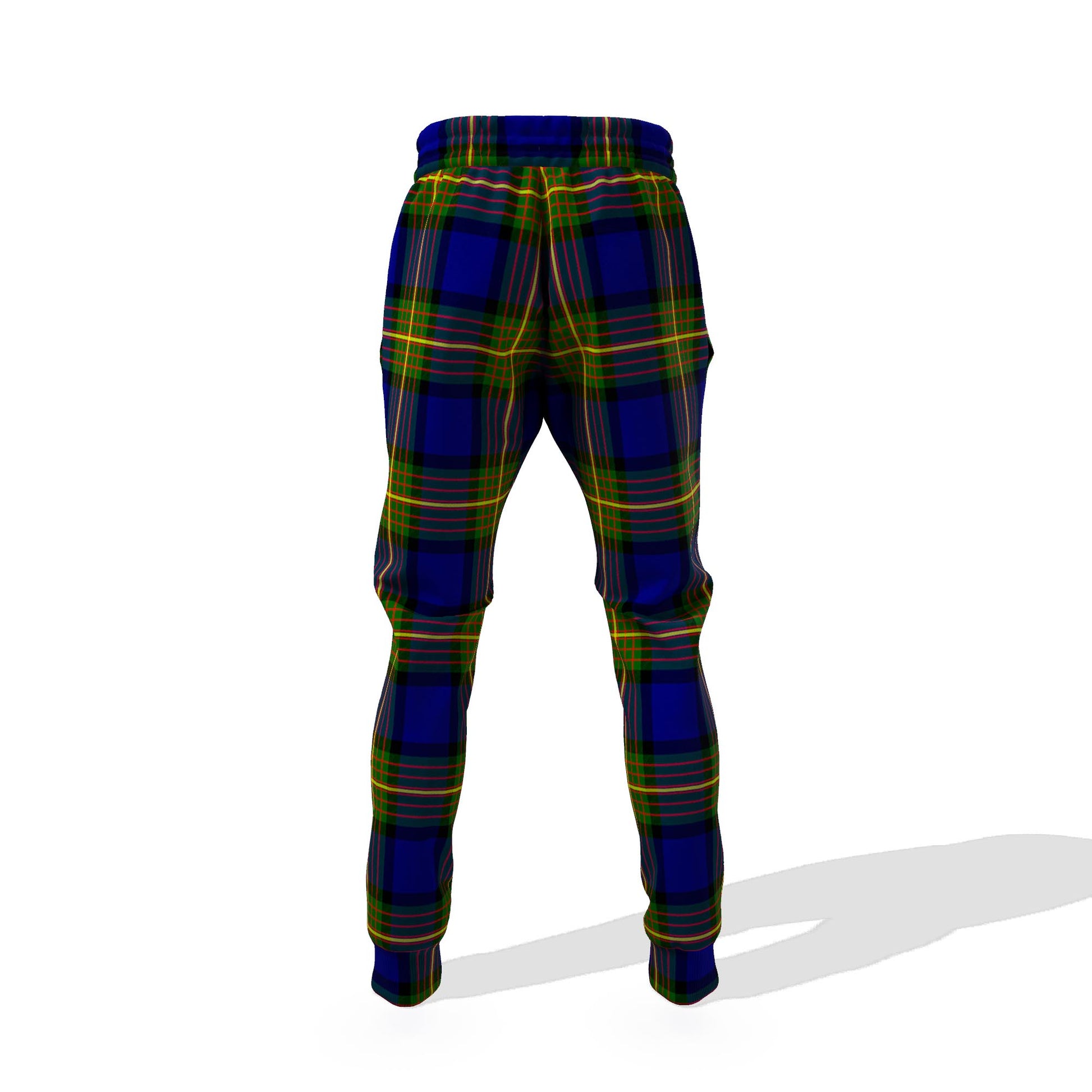 Moore Tartan Joggers Pants with Family Crest - Tartanvibesclothing