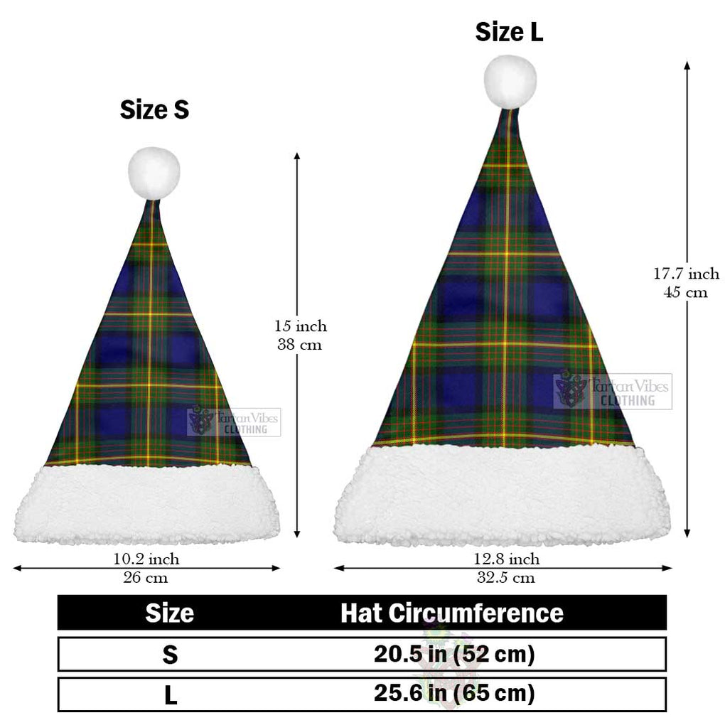 Tartan Vibes Clothing Moore Tartan Christmas Santa Hats