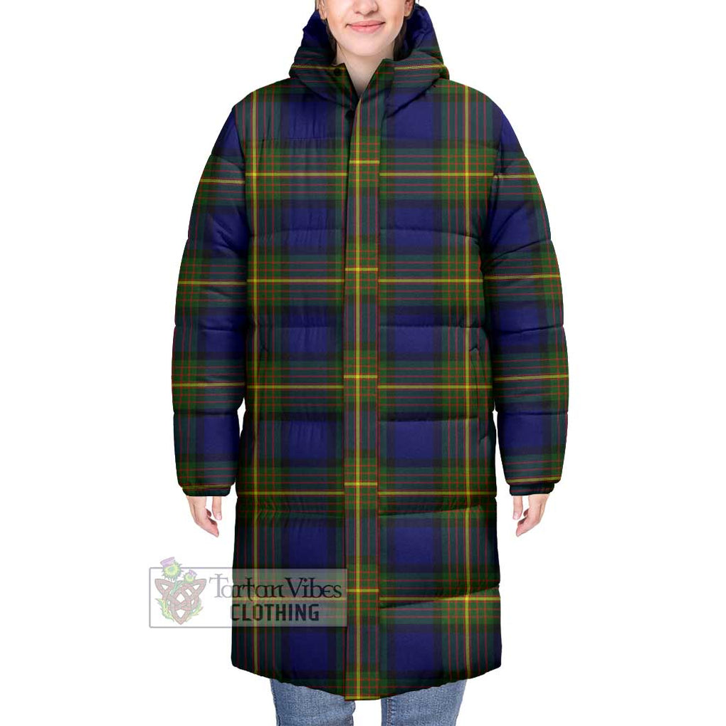 Tartan Vibes Clothing Moore Tartan Long Down Jacket