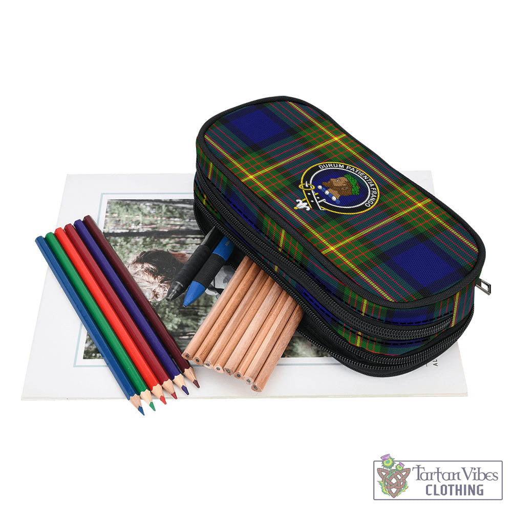 Tartan Vibes Clothing Moore Tartan Pen and Pencil Case with Family Crest