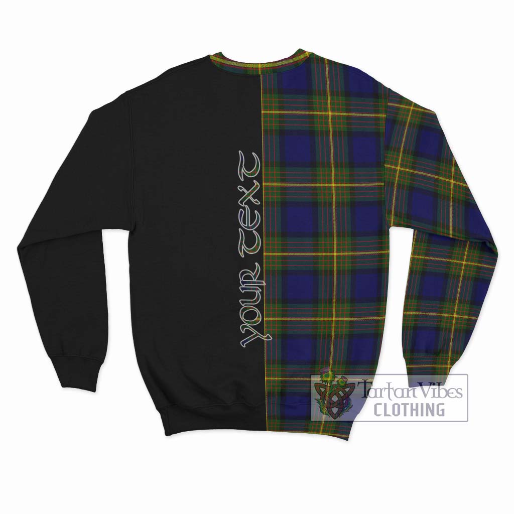 Tartan Vibes Clothing Moore Tartan Sweatshirt with Family Crest and Half Of Me Style