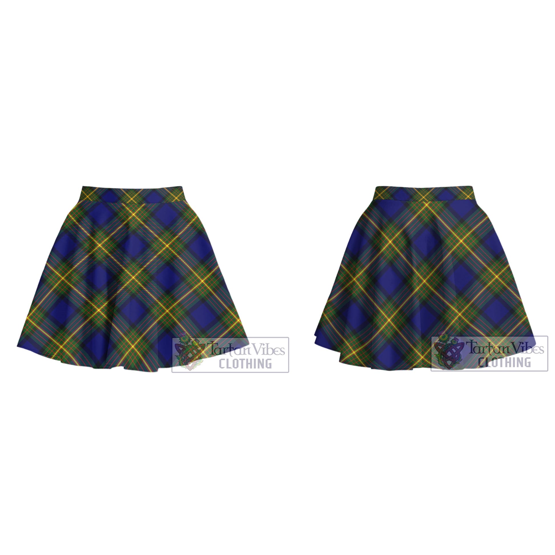 Tartan Vibes Clothing Moore Tartan Women's Plated Mini Skirt