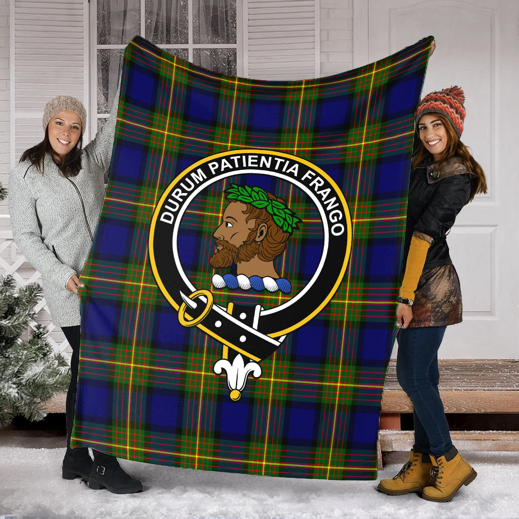 moore-tartab-blanket-with-family-crest