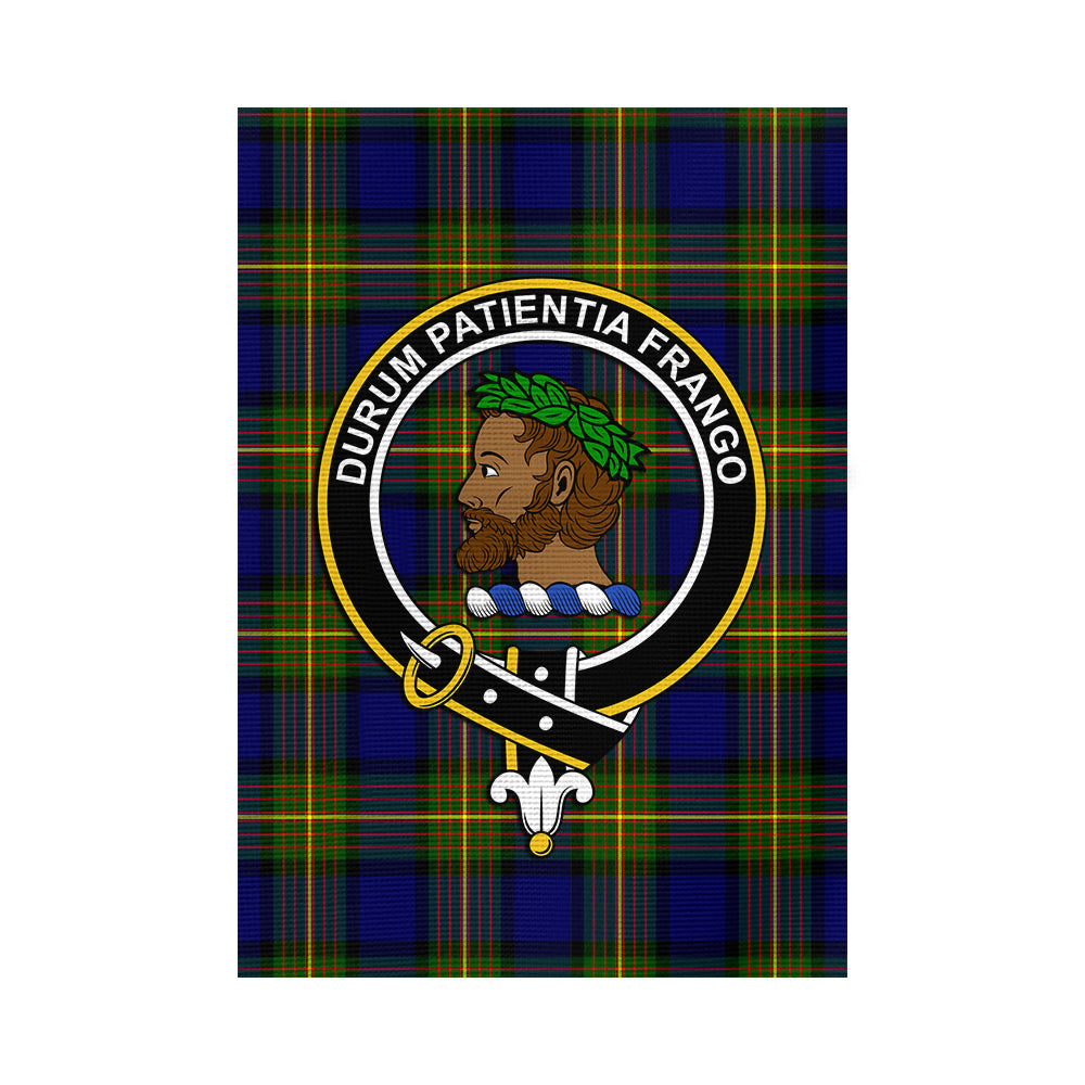 Moore Tartan Flag with Family Crest - Tartan Vibes Clothing