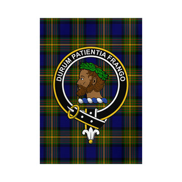 Moore Tartan Garden Flag with Family Crest - Tartan Vibes Clothing
