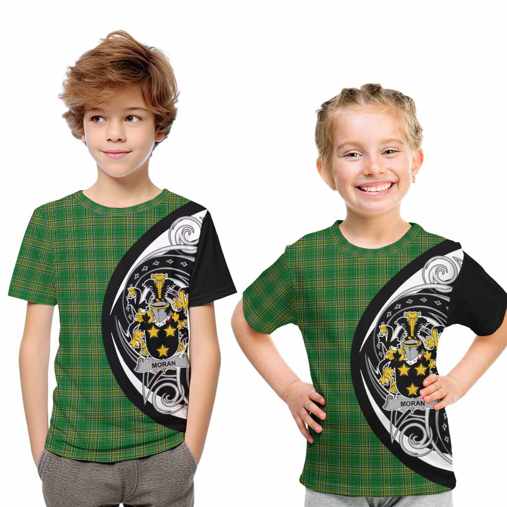 Moran Irish Clan Kid T-Shirt Celtic Circle Style Youth XL Size14 - Tartan Vibes Clothing