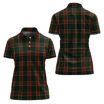 Moran Tartan Polo Shirt For Women