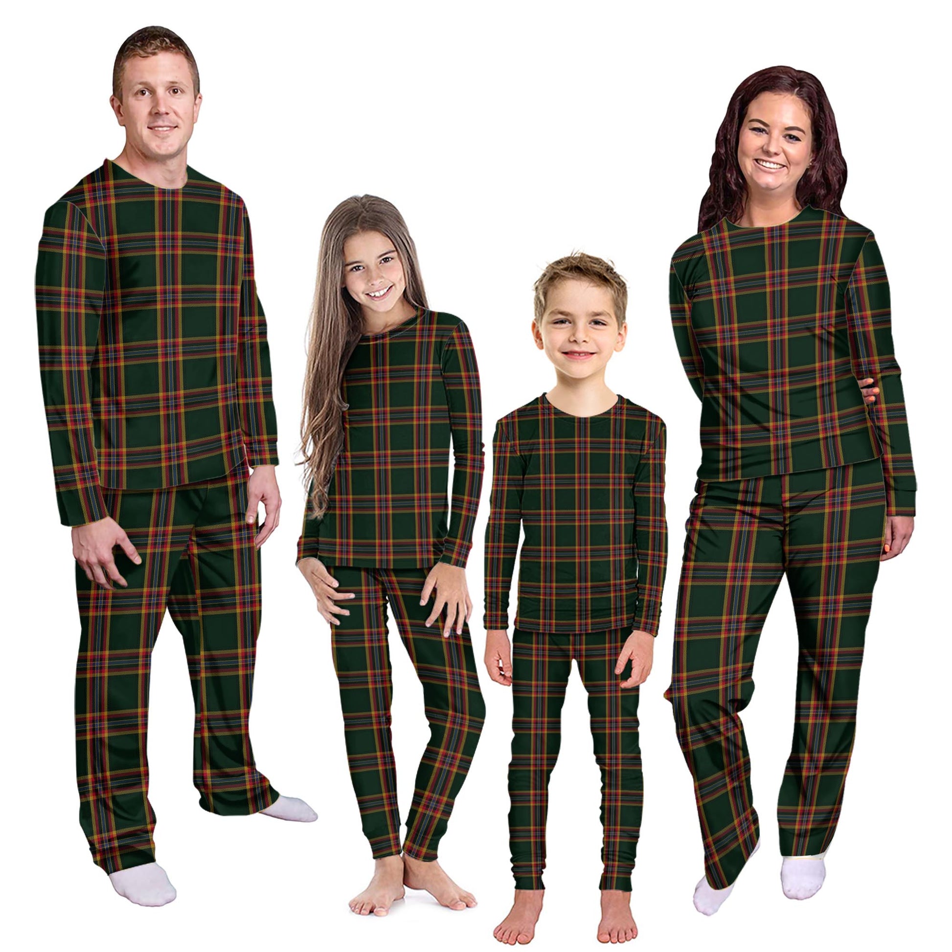 Moran Tartan Pajamas Family Set Kid - Tartan Vibes Clothing