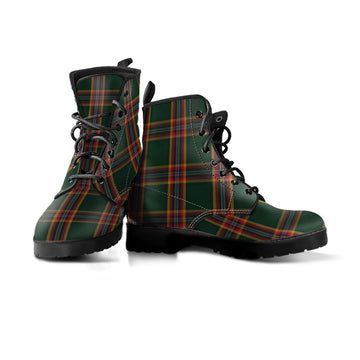 Moran Tartan Leather Boots