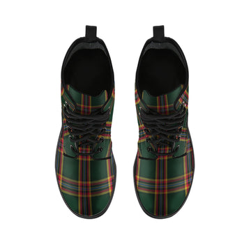 Moran Tartan Leather Boots