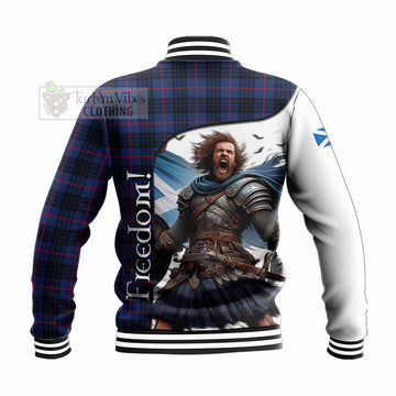 Morgan Crest Tartan Baseball Jacket Inspired by the Freedom of Scottish Warrior - Tartan Vibes Clothing