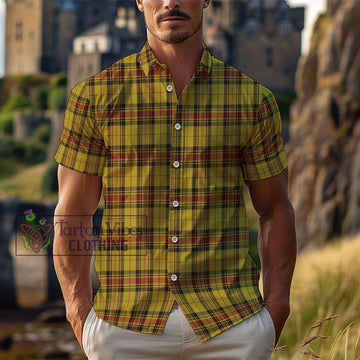 Morgan of Wales Tartan Cotton Hawaiian Shirt