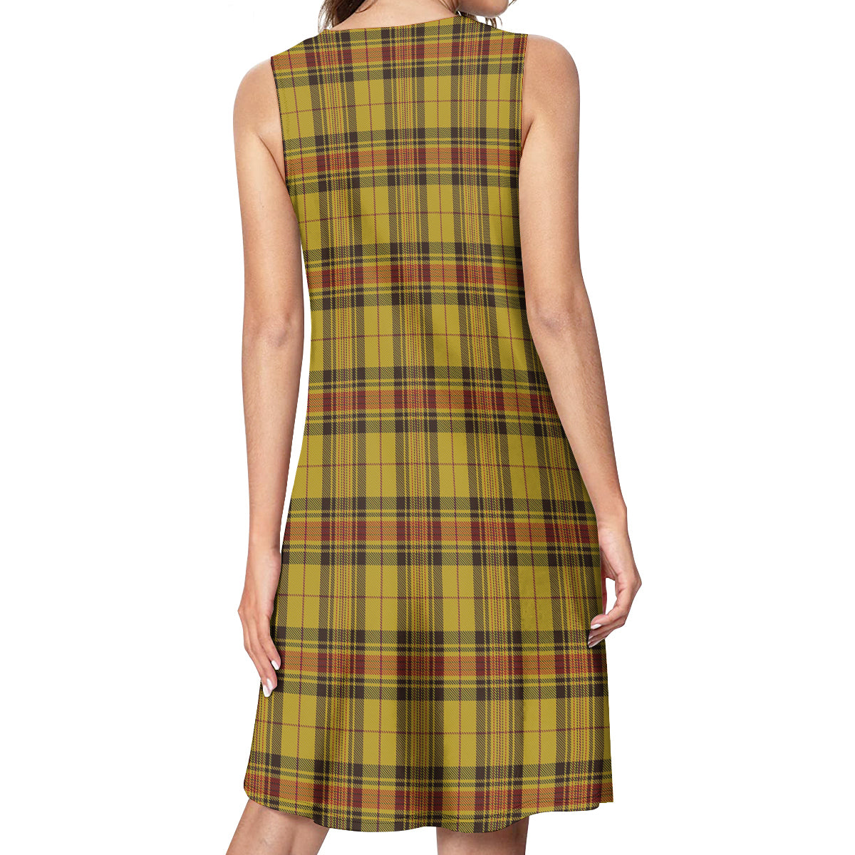 Morgan of Wales Tartan Womens Casual Dresses - Tartanvibesclothing