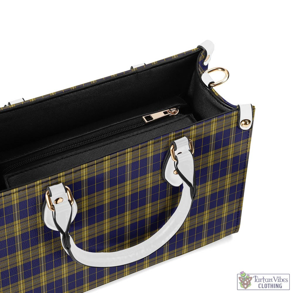 Tartan Vibes Clothing Morris of Wales Tartan Luxury Leather Handbags