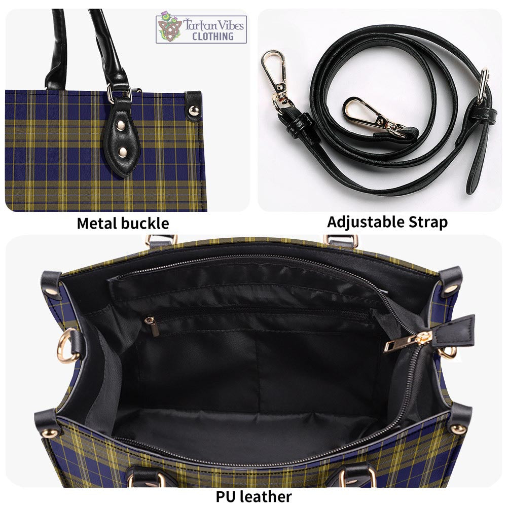 Tartan Vibes Clothing Morris of Wales Tartan Luxury Leather Handbags