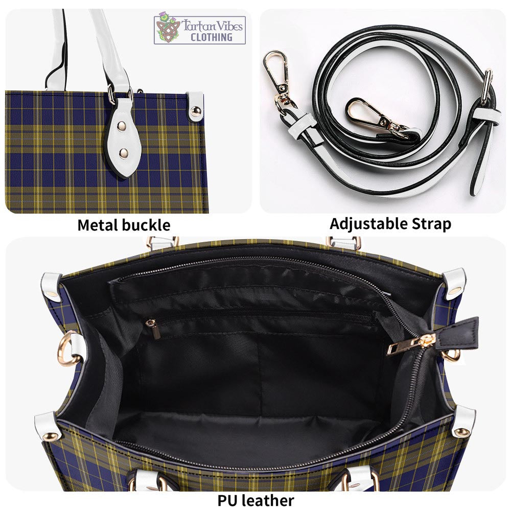 Tartan Vibes Clothing Morris of Wales Tartan Luxury Leather Handbags