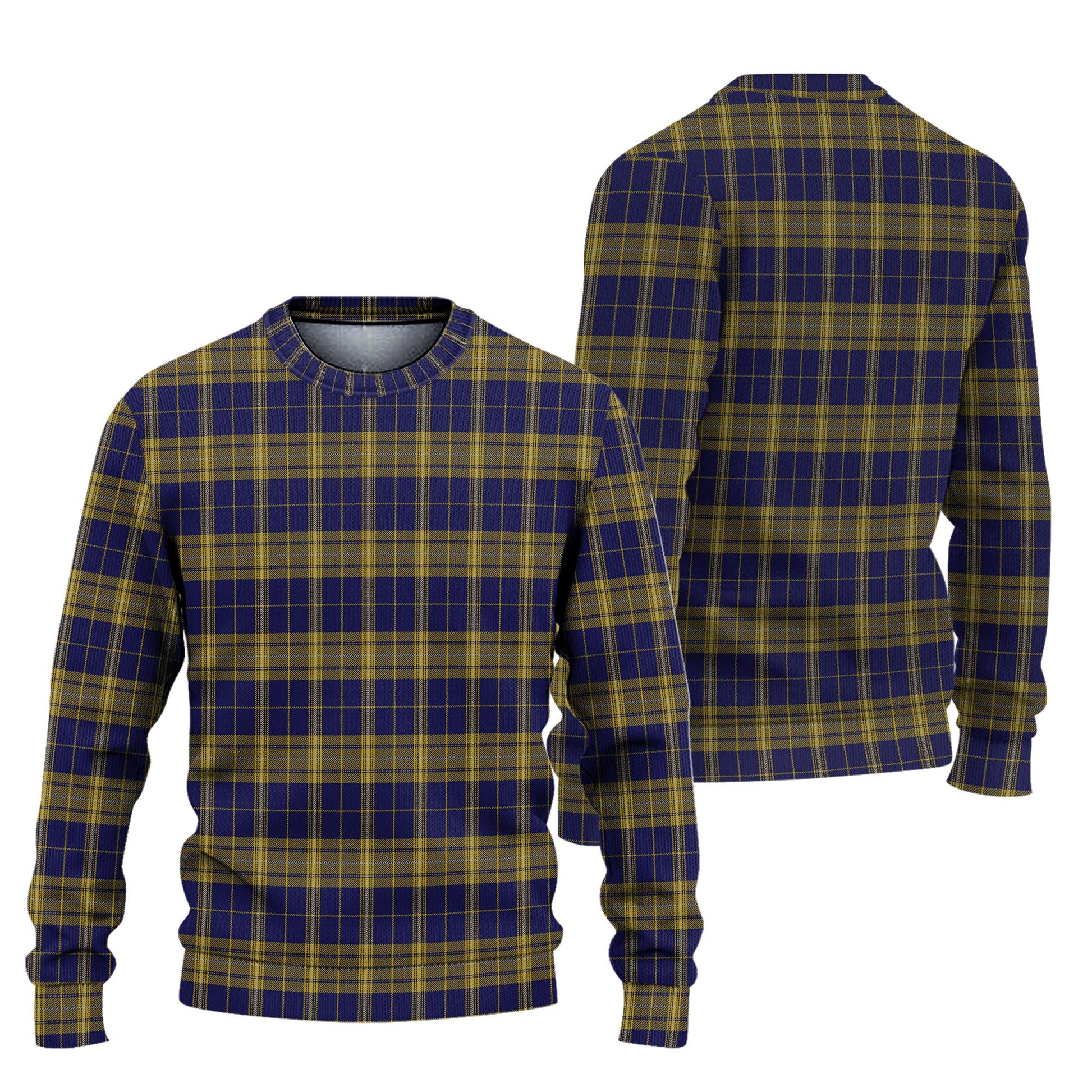 Morris of Wales Tartan Knitted Sweater Unisex - Tartanvibesclothing