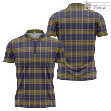 Morris of Wales Tartan Zipper Polo Shirt