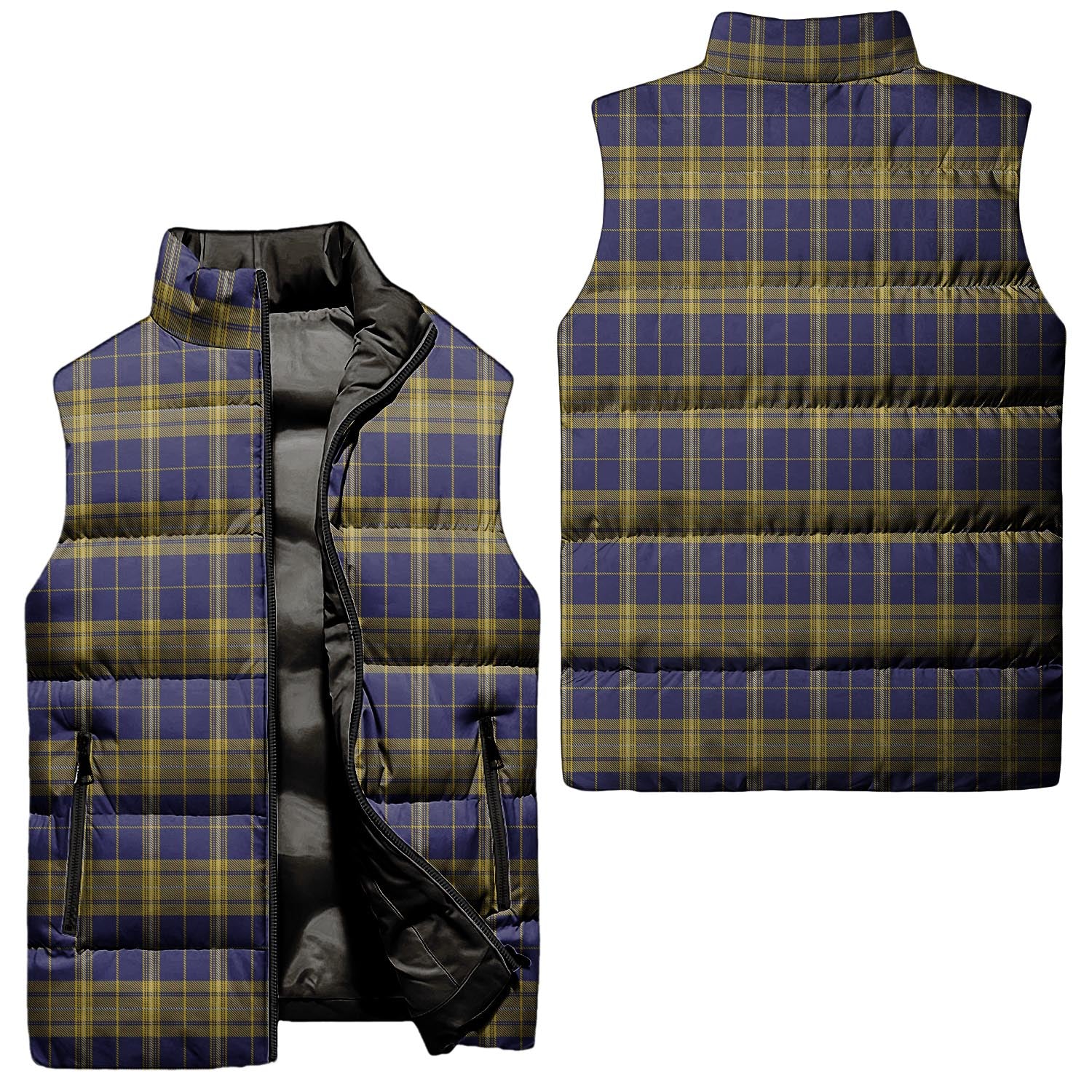 Morris of Wales Tartan Sleeveless Puffer Jacket Unisex - Tartanvibesclothing