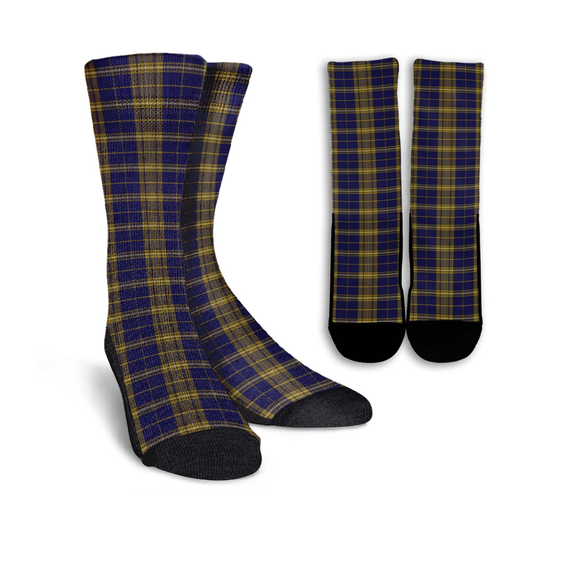 Morris of Wales Tartan Crew Socks - Tartanvibesclothing