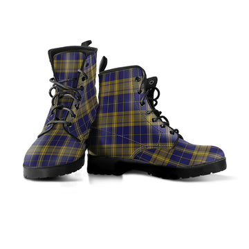 Morris of Wales Tartan Leather Boots