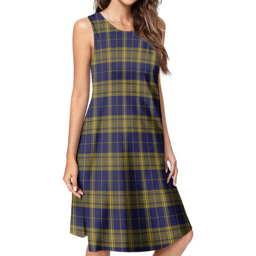 Morris of Wales Tartan Womens Casual Dresses