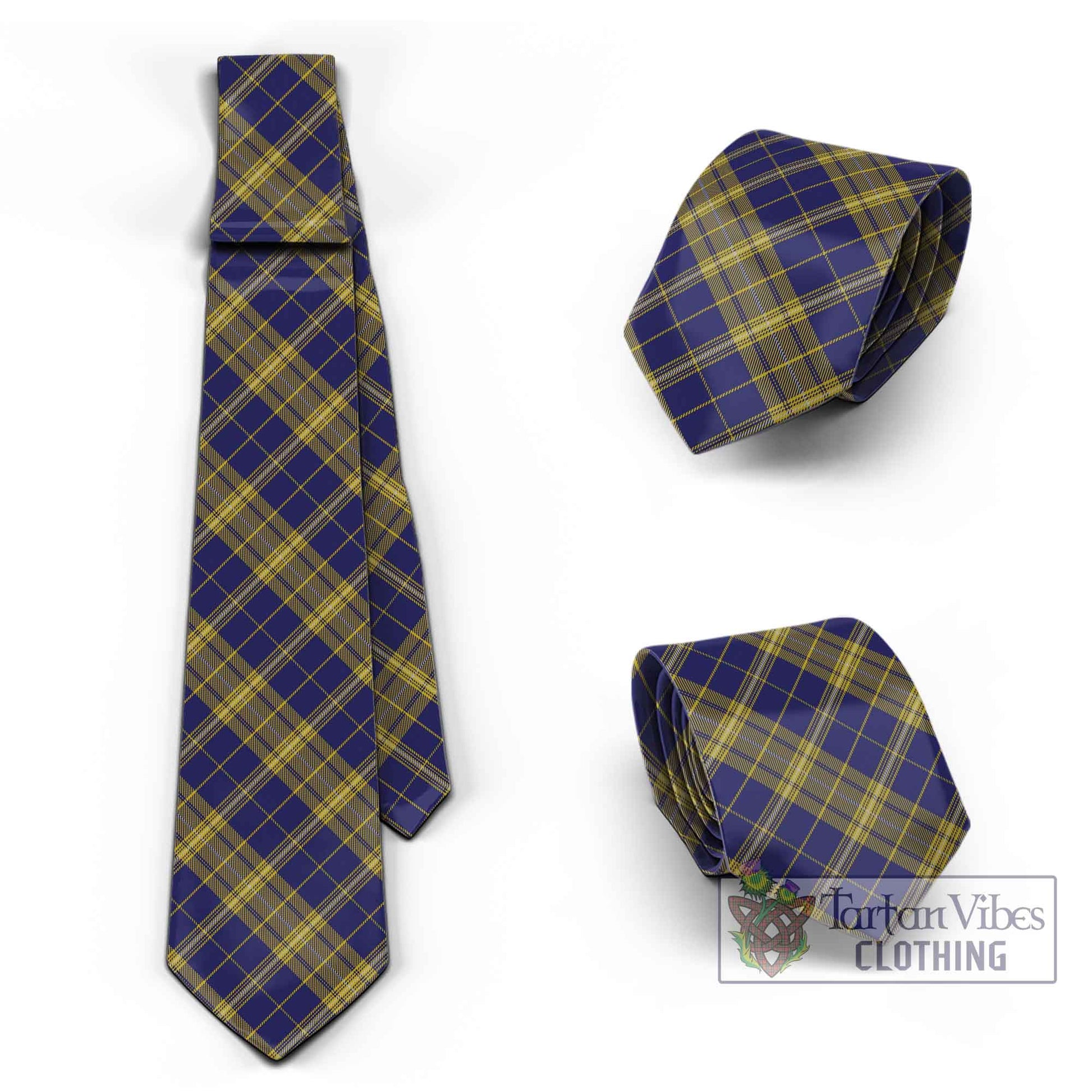 Tartan Vibes Clothing Morris of Wales Tartan Classic Necktie Cross Style