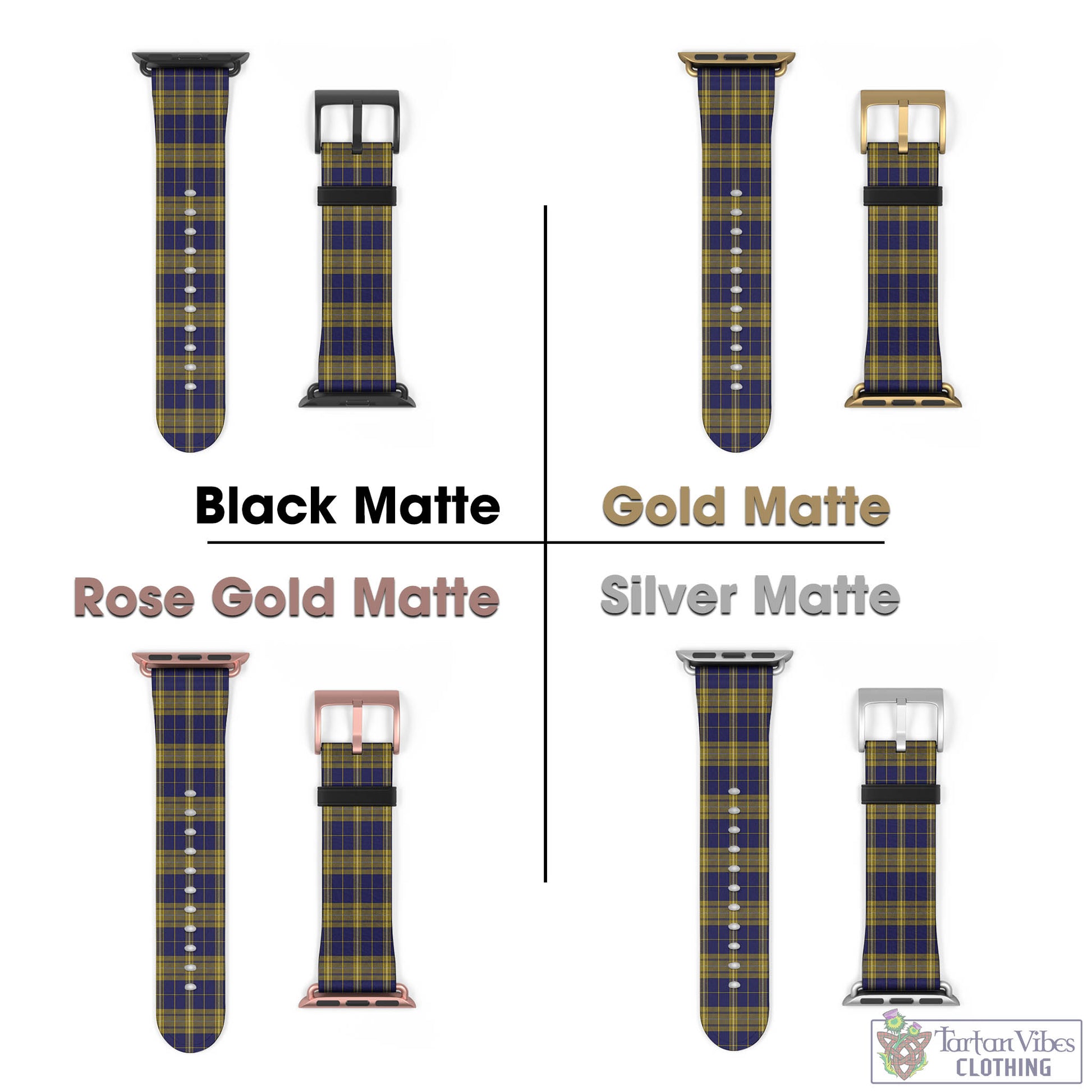 Tartan Vibes Clothing Morris of Wales Tartan Watch Band