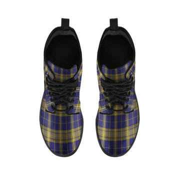 Morris of Wales Tartan Leather Boots