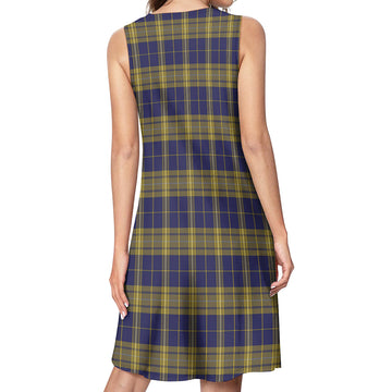 Morris of Wales Tartan Womens Casual Dresses