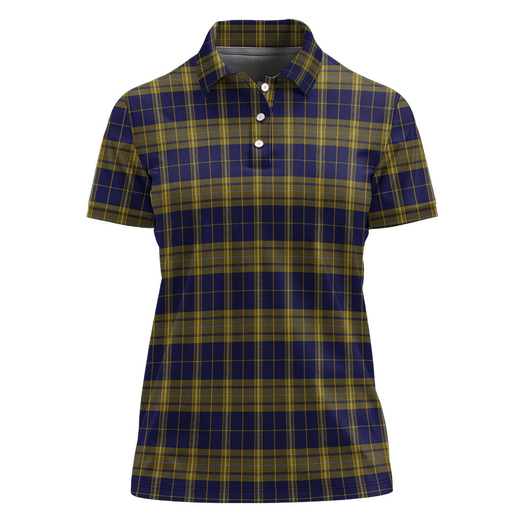 morris-of-wales-tartan-polo-shirt-for-women