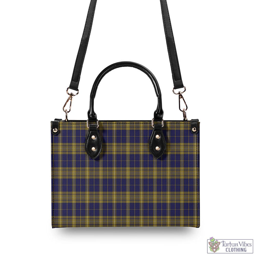 Tartan Vibes Clothing Morris of Wales Tartan Luxury Leather Handbags