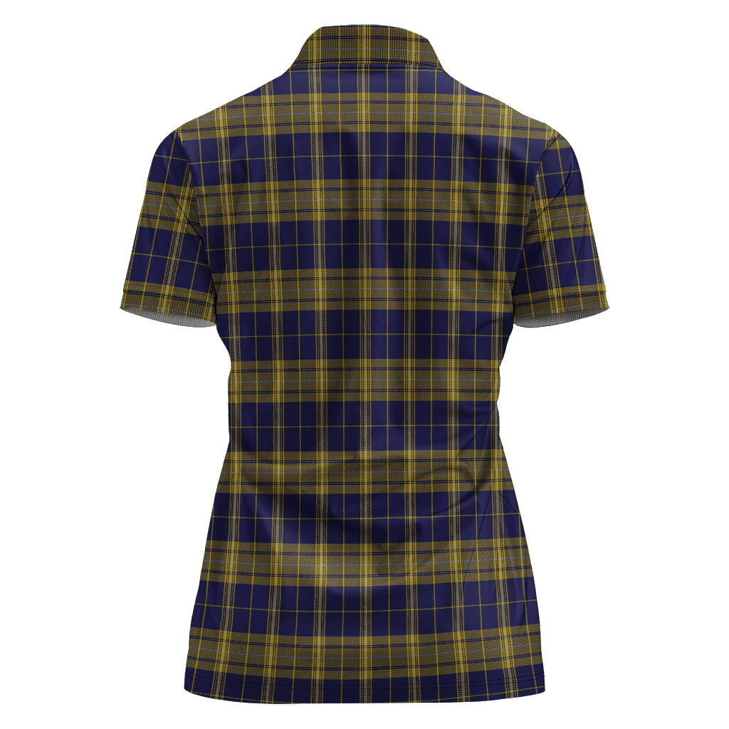 morris-of-wales-tartan-polo-shirt-for-women