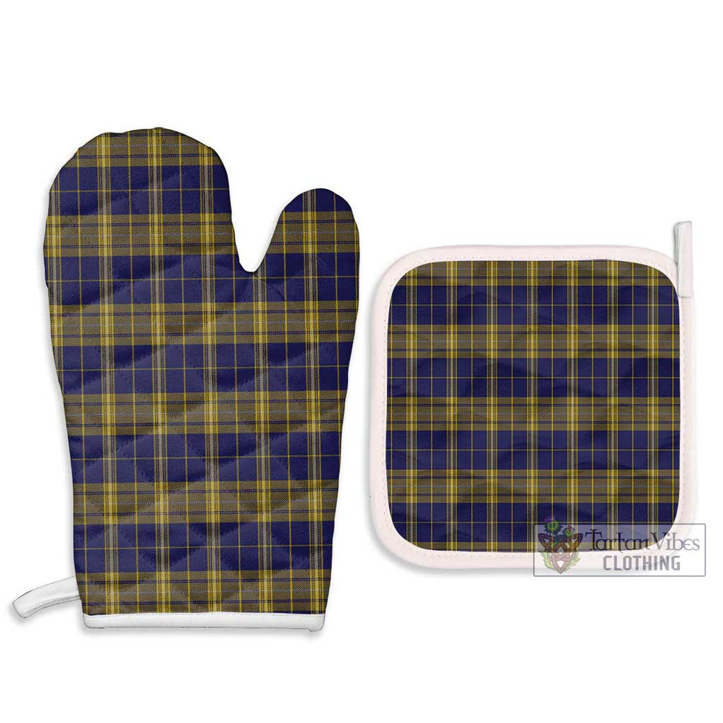 Morris of Wales Tartan Combo Oven Mitt & Pot-Holder Combo 1 Oven Mitt & 2 Pot-Holder White - Tartan Vibes Clothing