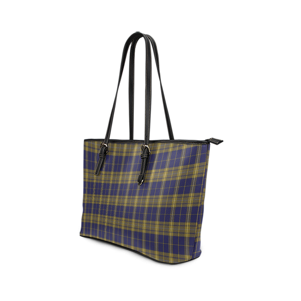 morris-of-wales-tartan-leather-tote-bag