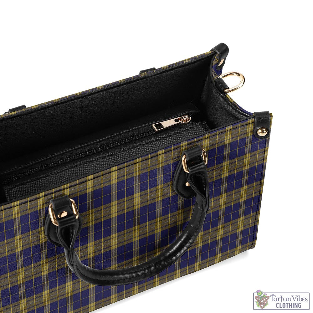 Tartan Vibes Clothing Morris of Wales Tartan Luxury Leather Handbags