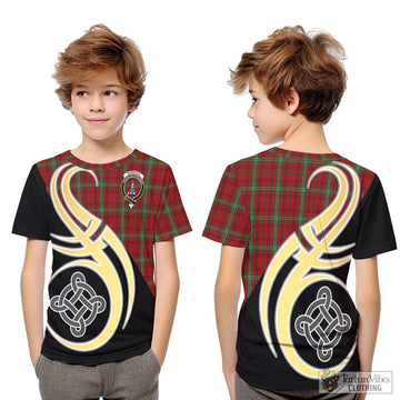 Morrison Tartan Kid T-Shirt with Family Crest and Celtic Symbol Style Youth XL Size14 - Tartan Vibes Clothing