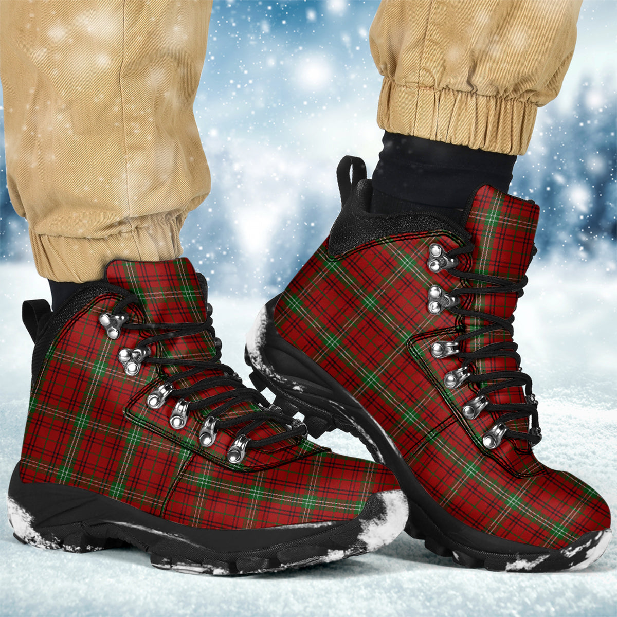 Morrison Tartan Alpine Boots Men's Boots - Tartan Vibes Clothing