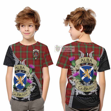 Morrison Tartan Family Crest Kid T-Shirt Lion Rampant Royal Thistle Shield Celtic Inspired - Tartan Vibes Clothing