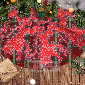 Morrison Tartan Christmas Tree Skirt Lion Rampant Style