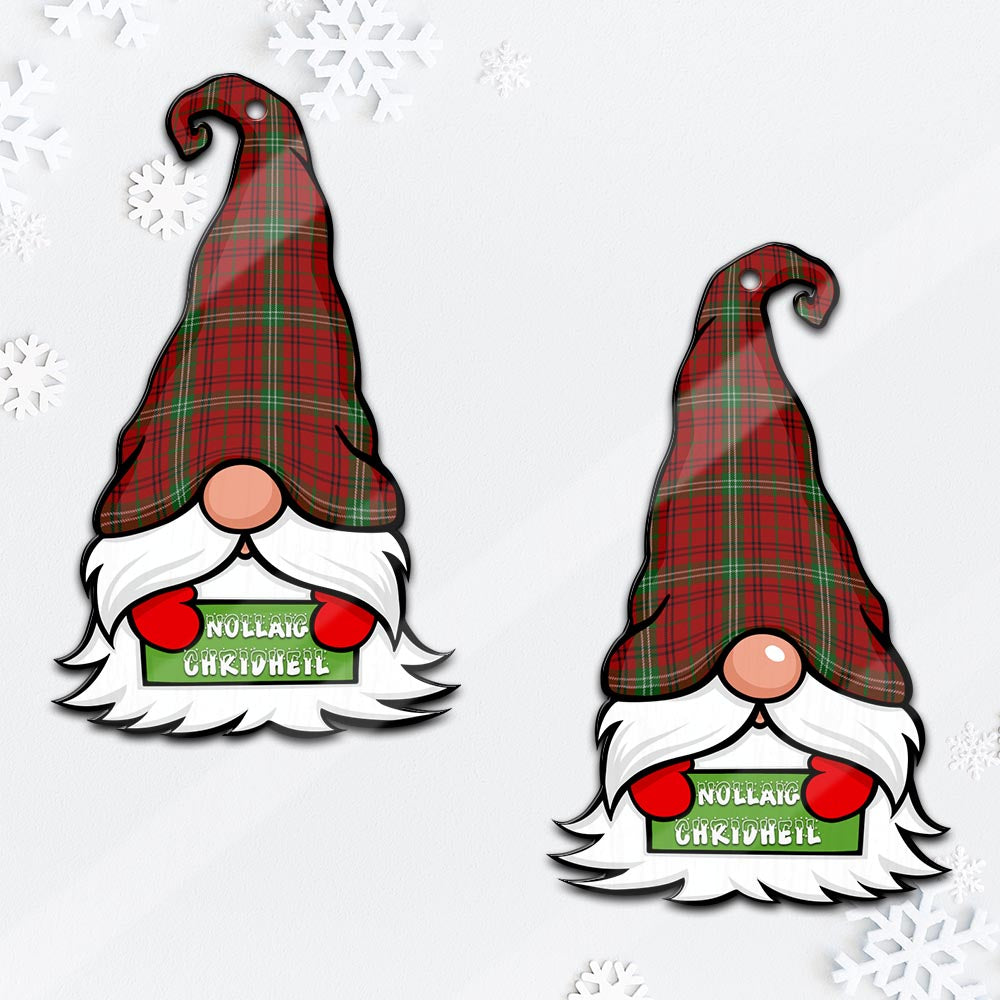 Morrison Gnome Christmas Ornament with His Tartan Christmas Hat - Tartan Vibes Clothing