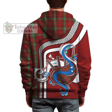 Morrison Tartan Hoodie with Epic Bagpipe Style