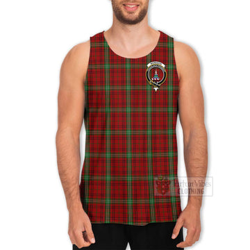 Morrison Tartan Men's Tank Top with Family Crest Celtic Skull Style - Tartan Vibes Clothing