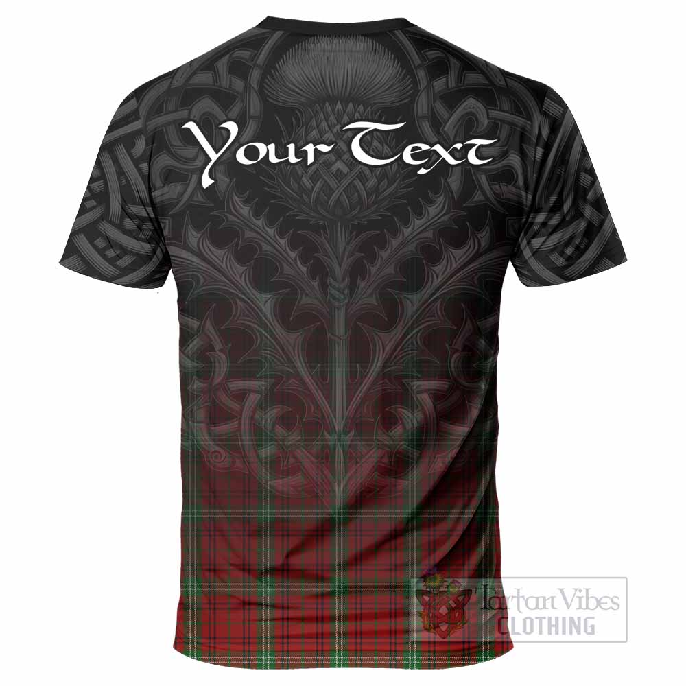 Tartan Vibes Clothing Morrison Tartan T-Shirt with Family Crest Celtic Thistle Vibes