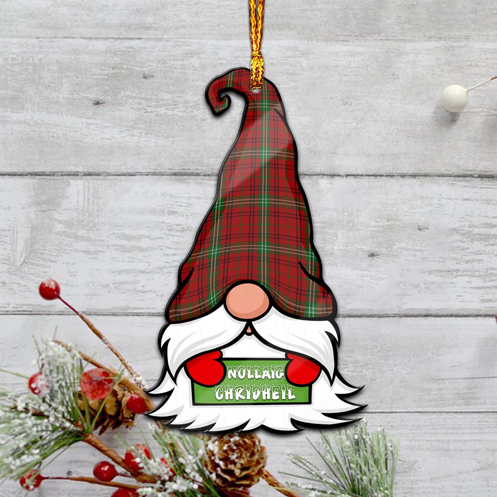 Morrison Gnome Christmas Ornament with His Tartan Christmas Hat - Tartan Vibes Clothing